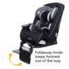 Grow and Go All-in-One Slim Convertible Car Seat, Rear Facing, 5-40 lbs, Forward Facing (30–65 lbs), High Back Booster Seat 40-100 pounds, Aqua Pop