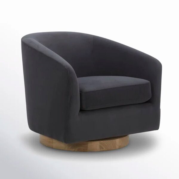 edf09c78ab504246b600cdc6acf1f254 Upholstered Swivel Barrel Chair