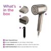 Shark HyperAir Hair Blow Dryer with IQ 2-in-1 Concentrator Styling Brush Attachments Stone