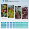 EUHOMY 3.2 Cu.Ft Mini Fridge with Freezer – 2-Door Compact Refrigerator for Bedroom, Dorm, Office or Apartment, Silver
