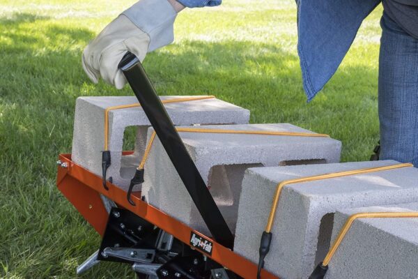 Agri-Fab 45-0604 18′′ x 48′′ Tow Behind Poly Lawn Roller 550 lbs Weight with Water, Poly Drum and Steel Frame, with Plug. Designed for Lawn and Garden Tractors