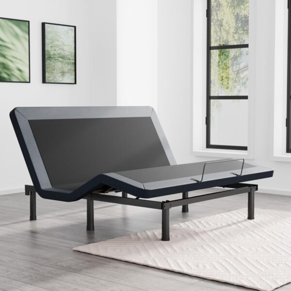 eeab3a854b494112be5cdedde893a5cf Twin XL Adjustable Bed Frame with Wireless Remote, Electric Bed, Zero Gravity Bed, Head and Foot Incline, Adjustable Leg Heights Bed Base, Memory Pre-Sets, Anti-Snore