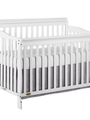 Dream On Me Ashton Convertible 5-in-1 Crib, White