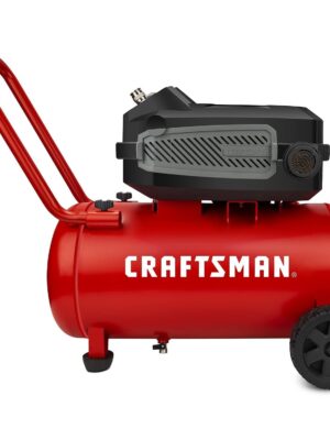 CRAFTSMAN HARD Air Compressor, 10 Gallon 1.8 HP 175 PSI, 4.0CFM@90PSI, Oil Free and Maintenance Free, Portable with Large Wheels, CMXECXA0201041