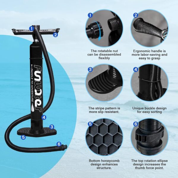 efac990d6d39492d9c29fba829e0fd41 FunWater Inflatable Ultra-Light Stand Up Paddle Board for All Skill Levels with Premium SUP Paddleboard Accessories,Non-Slip Comfort Deck for Youth & Adults