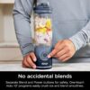 Ninja Blast Max, Portable Blender + Twist & Go, Personal Blender, Ninja Blender, Smoothie, Blend, Ice Crush, 3 Programs, Cordless, 22oz removable Vessel, Dishwasher Safe, Leakproof, Sea Glass, BC251MT