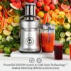 Juice Fountain Cold XL Juicer, Smoked Hickory, BJE830SHY – High Capacity, Easy Clean, Efficient Juicing