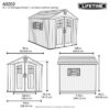 8 Ft. x 10 Outdoor Storage Shed 340