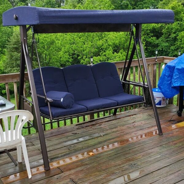 Porch Swing with Canopy