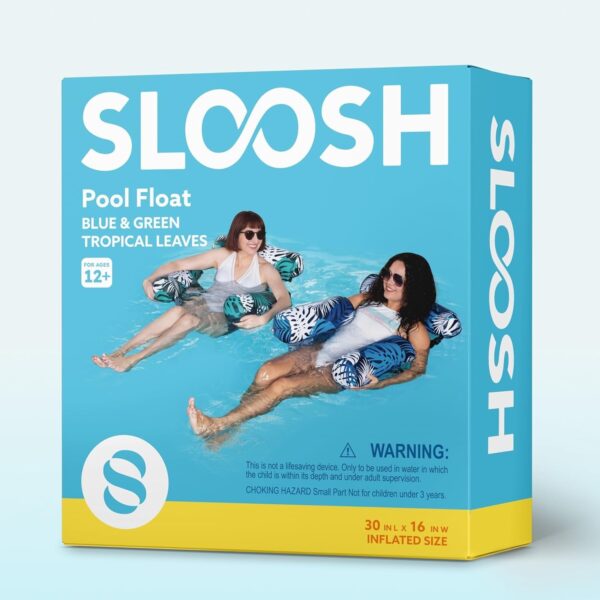 f0bec088c3984c5680ef4d652a4c458b SLOOSH Inflatable Pool Floats Adult,2 Packs Floating Lounge Chairs,Blow up Pool Noodles for Adult Heavy Duty,Floating Chair for Party Summer Water Beach Lake Fun