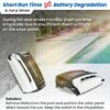 Betta SE Solar Powered Automatic Robotic Pool Surface Skimmer Cleaner with 30-Hour Continuous Cleaning Battery Power and Re-Engineered Twin Salt Chlorine Tolerant Motors (Blue)