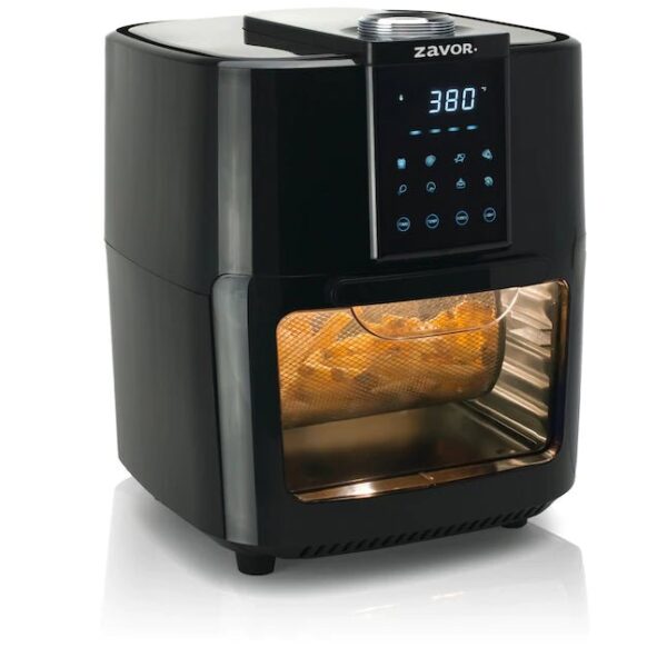 f10d55f3cc5c457f8c5b746dc28eb6b0 Zavor Crunch All-in-One 12.7Qt Air Fryer Oven Dehydrator with Rotisserie Racks | Large Capacity for Optimal Air Circulation, Accessories Recipe eBook, Black (ZSEAF22)