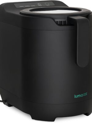 Electric Kitchen Composter 2.5L – Odorless Countertop Bin with Clear-View Lid, Smart Food Waste Disposal