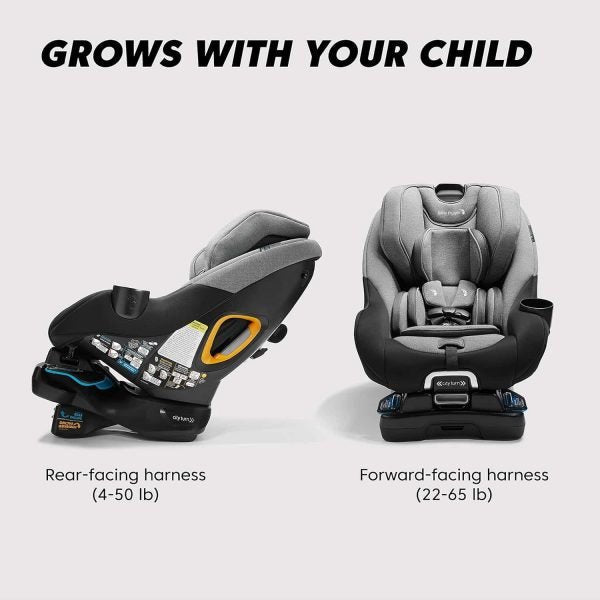 f1caaa25925d4d42b0fd727728415a43 Baby Jogger City Turn Rotating Convertible Car Seat | Unique Turning Car Seat Rotates for Easy in and Out, Pike
