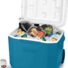 Chiller Series 60qt Wheeled Insulated Portable Cooler, Ice Retention Hard Cooler with Heavy Duty Wheels and Handle