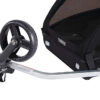 2-Seat Bicycle Trailer and Stroller – Black