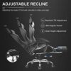 Gaming Chair, Computer Chair with Footrest and Lumbar Support, Height Adjustable