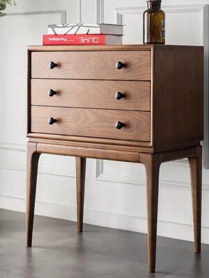 Mid Century Modern Chest Cabinet with Storage