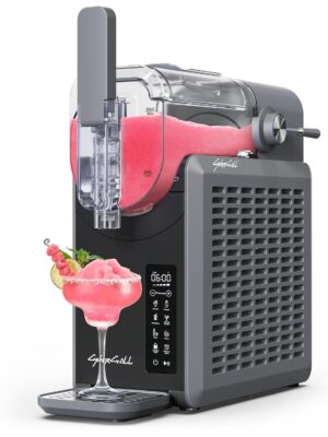24-Hour Delay Start&Cold Retention, 68 oz Slushy Machine with Self-Cleaning Function, Frozen Drink Maker with 5 Preset Programs,Frozen Margaritas, Frapp??s, and More