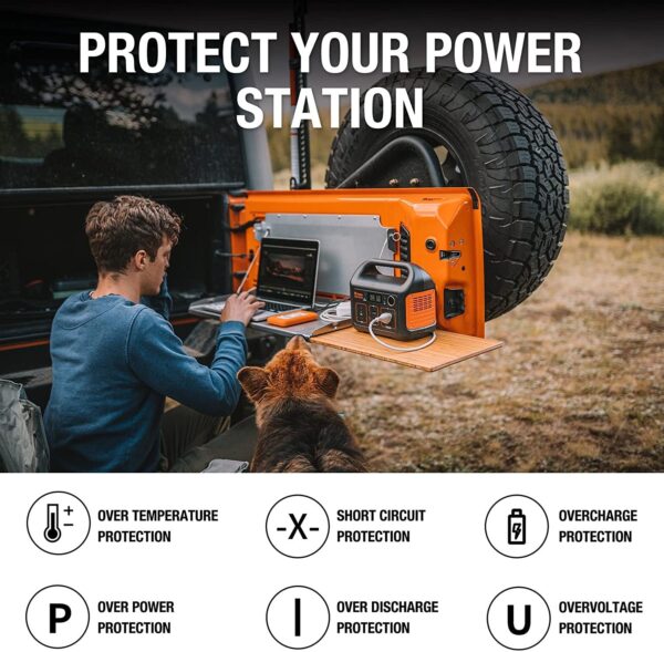 Portable Power Station Explorer 240, 240Wh Backup Lithium Battery, 110V 200W Pure Sine Wave AC Outlet, Solar Generator