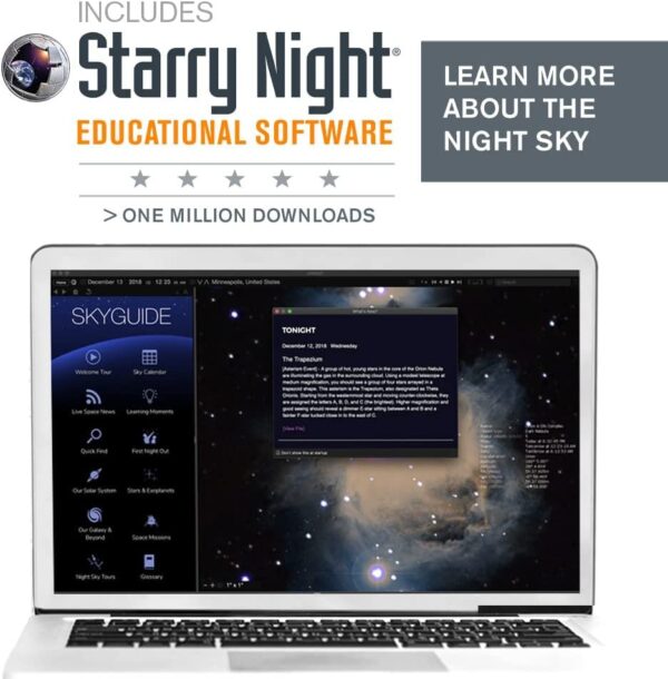 114AZ Smartphone App-Enabled Telescope – Works with StarSense App to
