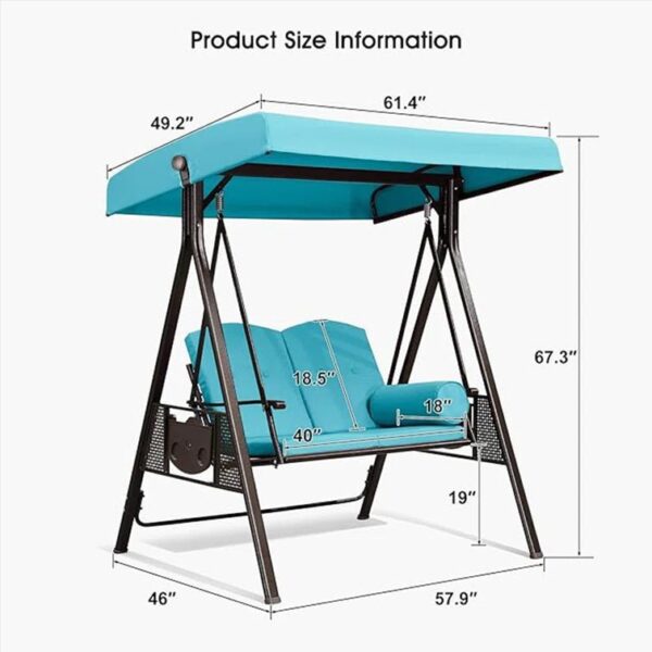 Porch Swing with Canopy