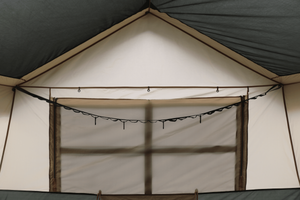 f470dca3604344d7a0dec5bb3e8c1940 Hazel Creek 12 Person Cabin Tent, 3 Rooms, Green