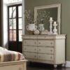 8 Drawer 64” W Double Dresser With Mirror