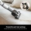 Rotator Pet Pro Lift-Away ADV Upright Vacuum with HEPA Filter, DuoClean PowerFins HairPro and Odor Neutralizer Technology, Pet Hair Pickup, For Carpets & Hardfloors, Dark Grey, LA555