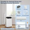 14000 BTU Portable Air Conditioners with Remote Control, 3-in-1 Free Standing Cooling AC Unit with Fan & Dehumidifier, Cools Room up to 700 sq.ft, Smart/Sleep Mode,3 Speed,Auto Swing,24H Timer