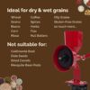 Grain Mill Red Miracle Primary Deluxe Dry and Oily grain – Kitchen flour mill, wheat stone mill