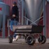 7GCG-NF Heavy-Duty Poly Dump Garden Cart with No-Flat Tires, 7 Cubic Feet, 1200-Pound Capacity, Black, Amazon Exclusive