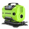 24 Volt Battery Powered 160-PSI Inflator with 2.0 Ah USB-C Battery & Charger – Green