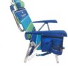2 Backpack Beach Chairs with Storage Pouch and Towel Bar