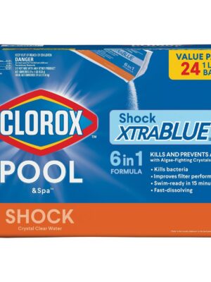 Hot Tub Shock Algaecide Treatment 1lb Bag Case 24 Pack