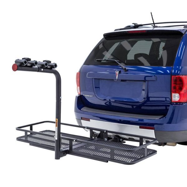 f70dffe624d349ea80d0641461009374 Apex BCCB-1169-4 4-Bike Steel Basket Cargo Carrier with Rack