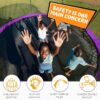 JUMPZYLLA Trampoline 8FT 10FT 12FT 14FT 15FT 16FT Trampoline with Enclosure – Recreational Trampolines with Ladder and AntiRust Coating, ASTM Approval Outdoor Trampoline for Kids