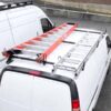 Vantech GFY Heavy Duty 3 Bar Ladder Roof Rack Fits: Chevy Express All Year Trims (Black)