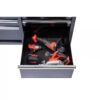 46 in W x 24 in D 9Drawer Gloss Black Deep Tool Chest Mobile Workbench