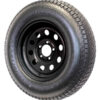 2-Pk Trailer Tire On Black Wheel Modular Rim ST205/75D15 LRC 5 Lug On 4.5 15 x 5.