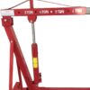 2 TON 4000 lbs Foldable Hydraulic Engine Hoist Cherry Picker Heavy-Duty for Garage Shop Lifting, Red
