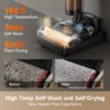 Wet Dry Vacuum Cleaner, 0 Tangle Cordless Vacuum Mop All-in-One for Hard Floors, 180° Lie-Flat Floor Cleaner Machine with 194°F Hot Self-Cleaning, 50Mins Runtime