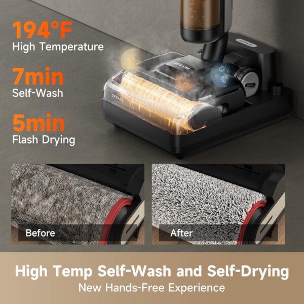 f9776dd88cf34a36b77e4ad37c3a3413 Wet Dry Vacuum Cleaner, 0 Tangle Cordless Vacuum Mop All-in-One for Hard Floors, 180° Lie-Flat Floor Cleaner Machine with 194°F Hot Self-Cleaning, 50Mins Runtime