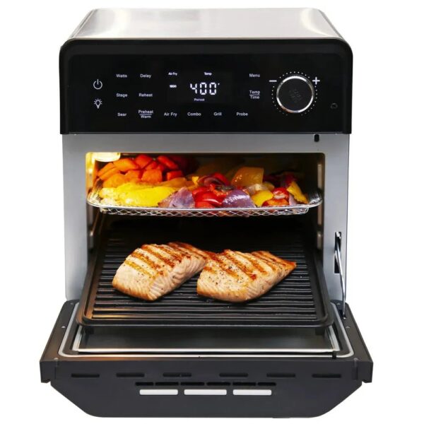 f9fe892078c44c3dbcfc5f4cf15fa9ad Smart Grill with Combo Cooking & Air Frying Capabilities