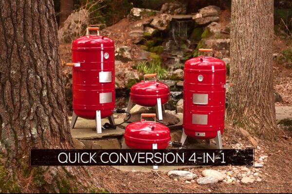 fb48b6a4868646d688b21c1d1f51cba1 Americana 4-in-1 Electric and Charcoal Water Smoker