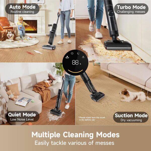 fbb98b9e31674f21a5bd3d0003a68030 Wet Dry Vacuum Cleaner, 0 Tangle Cordless Vacuum Mop All-in-One for Hard Floors, 180° Lie-Flat Floor Cleaner Machine with 194°F Hot Self-Cleaning, 50Mins Runtime