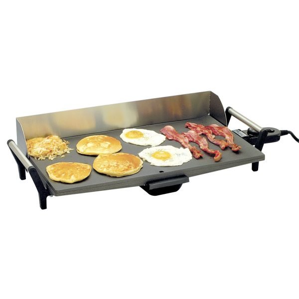 BroilKing Nonstick 21 x 12 Inch Professional Countertop Griddle, Black