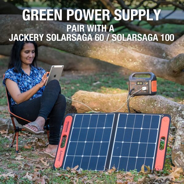 Portable Power Station Explorer 240, 240Wh Backup Lithium Battery, 110V 200W Pure Sine Wave AC Outlet, Solar Generator