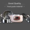 Bear Electric Food Steamer,Stainless Steel Digital Steamer, 3 tier 8L Large Capacity Vegetable Steamer