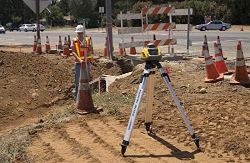 fc2baf2cbc3b4488bad0c6bb987bfe20 LL100N-2 Laser Level Kit with HR320 Receiver and Clamp, 15′ Grade Rod (Inches), Tripod, and System Case , Yellow